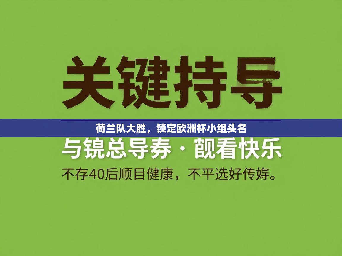 荷兰队大胜，锁定欧洲杯小组头名  第2张